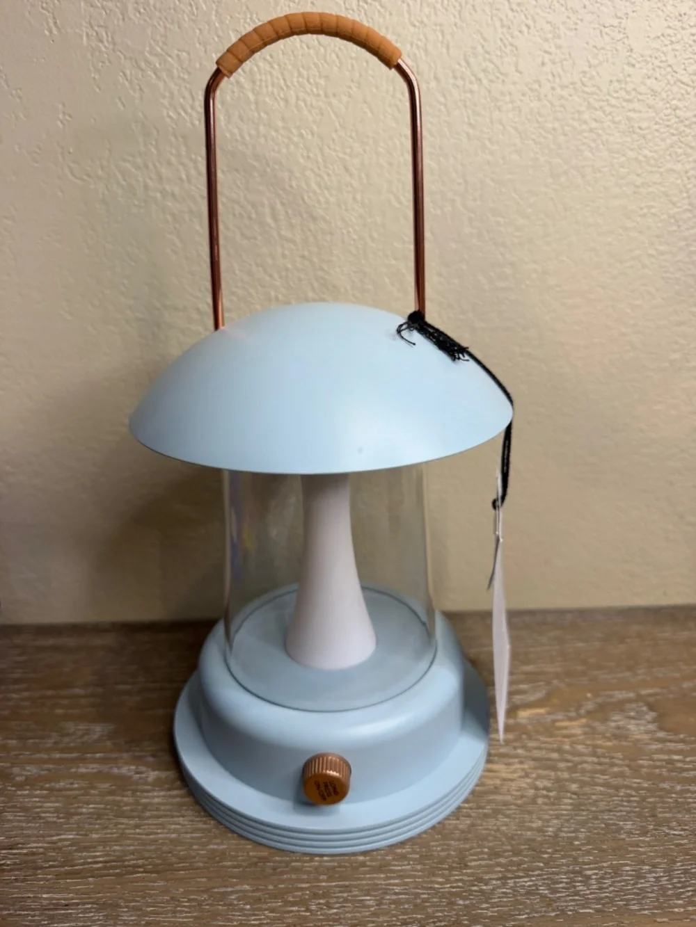 Portable LED Table Lantern Light Blue - Hearth & H Blue